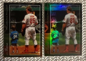 2005 Topps Gallery Jim Thome (Blue Shirt Kid) + Artist Proof Refractor Variation