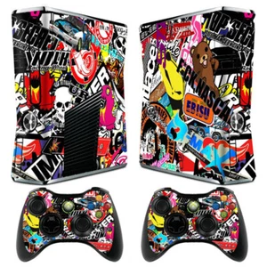 7 Bomb Graphics Vinyl Decal Sticker Cover For Xbox360 Slim Console Controller - Picture 1 of 1