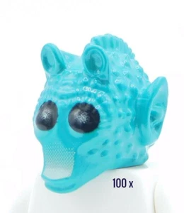 Lego Minifigure 100 x Authentic Greedo Head Star Wars released 2004 - Picture 1 of 2