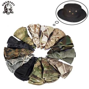 Táctico Exterior Boonie Sombrero Gorra Nepalí Pesca Senderismo Caza Francotirador Ala ancha - Imagen 1 de 12