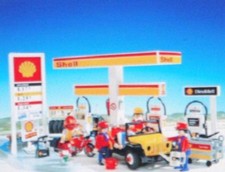 playmobil shell garage