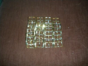 NEU GANZES ANGEBOT POSTEN VON 50 GOLDFARBENEN NORMALEN SCHNALLEN FÜR 1 1/4 ZOLL BREITEN GÜRTEL - Bild 1 von 9