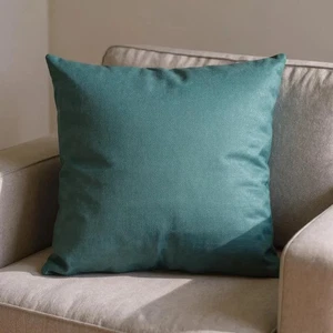 Style Furnishings Turin gefülltes Kissen türkis - groß - Bild 1 von 5