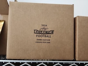 2024 Leaf Eclectic Football Jumbo Edition 8 Box Case - Picture 1 of 1