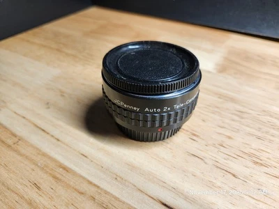 Teleconvertidor JC Penney Auto 2x para Pentax K Mount Japón 624-4349 Foto 1 de 4