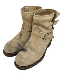 CHIPPEWA Stiefel Engineer Stiefel Wildleder 91070 Beige Größe 7E - Bild 1 von 10