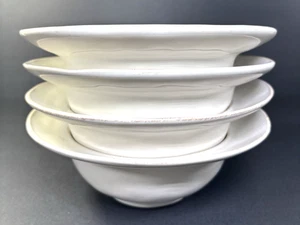 Set di 4 insalatiere per zuppa cereali in gres con bordo in ceramica fienile Cambria - Foto 1 di 16