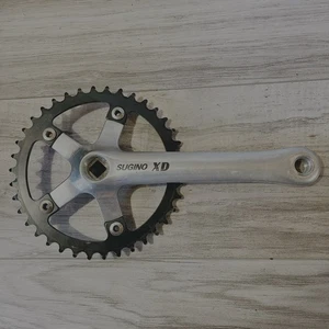 Sugino XD TANDEM LEFT ONLY Square Taper Timing Crank Arm 175 + 38T Chainring 110 - Picture 1 of 10