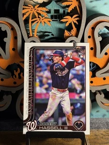 Topps Update Series Baseball 2025 US109 Robert Hassell III, Nationals ROOKIE - Foto 1 di 1