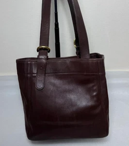 Vintage Old Coach Soho Buckle Bag Tote Bag Glovetanned Leather 4157 Mahogany JP/ - Picture 1 of 15