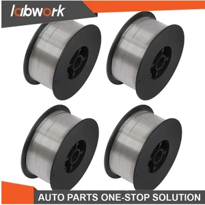 Labwork 4 Pack E71T-GS 0.035" Gasless Flux Core MIG Welding Wire 2lb Roll - Picture 1 of 14