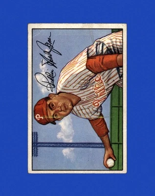 Bowman Set-Break #20 1952 Willie Jones en muy buen estado-en muy buen estado (arrugue) *GMCARDS* Foto 1 de 2