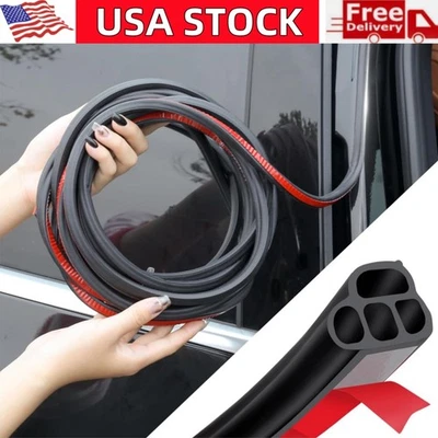 Protector de cerradura de borde de puerta moldeada de sello de goma para automóvil de 5M tira climática forma de L Foto 1 de 4