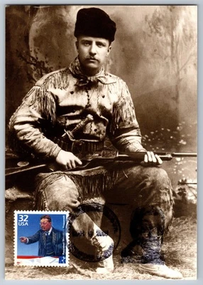 #3182b Celebrate the Century Teddy Roosevelt Maxi Card - Image 1 of 2