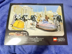 VIP Limited Edition Lego Star Wars Print Poster - Luke Skywalker's Landspeeder - Picture 1 of 3