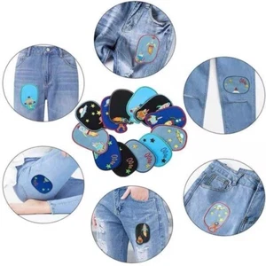 Iron On Fabric Knee Patches for Kids,Adult Clothing Repair and Decoration-4-PCS - Picture 1 of 52