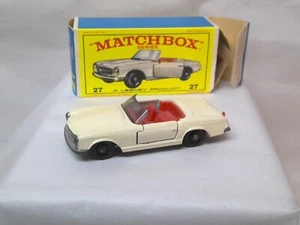 MATCHBOX No.27 Mercedes-Benz 230SL Made in England With Box - Picture 1 of 13