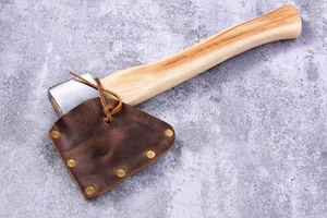 Funda protectora para cabeza de hacha con correa, funda de cuero para acampar hacha - Imagen 1 de 12
