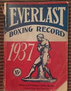 Everlast Boxing Record 1937 Illustrated ~ Annual Guide to Professional Boxing - Picture 1 of 1