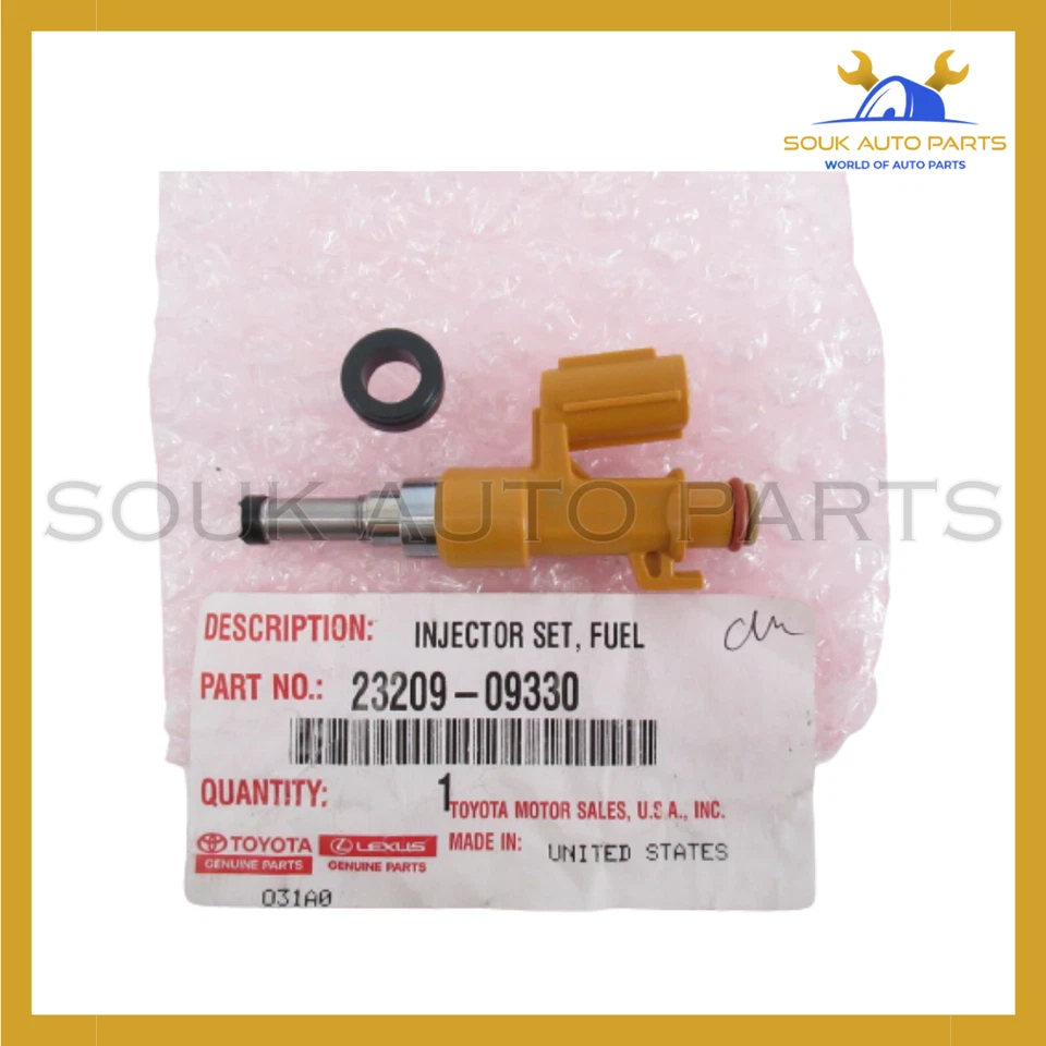 23209-09330 Genuíno Toyota INJETOR, COMBUSTÍVEL 2GRFKS Lexus RX350 - Imagem 1 de 1