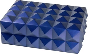 NEW !! COLIBRI "QUASAR" DESKTOP 40-45 CIGAR HUMIDOR / BLUE 4.49 × 12 × 9.06" - Picture 1 of 3
