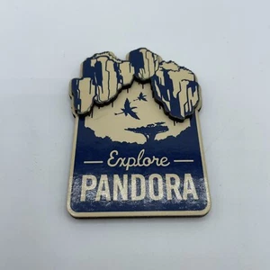DISNEY EXPLORE PANDORA AVATAR HOLZ MAGNET SCHWEBENDE BERGE TIERREICH - Bild 1 von 1