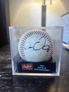 Carlos Gonzalez Signed Baseball w/Case Major League Baseball Game-Used Rockies - Picture 1 of 2