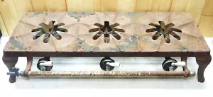 Vintage Antik Gusseisen 3 flammig Campingkocher Grill Gaskochfeld INV17832 - Bild 1 von 4