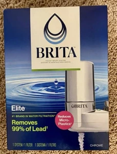 Brita Elite Faucet Water Filter In WHITE - Picture 1 of 5