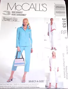 McCall's 3 Hour Pattern 3153 Shirt Jacket Pants Top Miss/Petite Size 12-16 Uncut - Picture 1 of 2