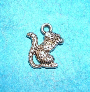 Pendant Squirrel Charm Animal Charm Camping Hunting Charm Squirrel Tail Charm - Bild 1 von 2