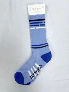 New Gymboree Gymgo Athletic Socks Blue Striped Boy Girl Shoe Size 11-12, 13-2 - Picture 1 of 2