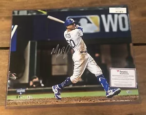 Mookie Betts Signed Autograph 16X20 Photo 2020 World Series Dodgers Fanatics MLB - Picture 1 of 4