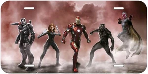 Iron Man and Team Novelty Car License Plate - Picture 1 of 2