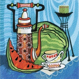 Kit Of Embroidery With Beads Riolis Watermelon Juicy 0086PT - Picture 1 of 7