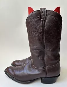 Stivali Remington pelle marrone western cowboy rodeo stivali da lavoro USA da uomo taglia 12 D - Foto 1 di 12