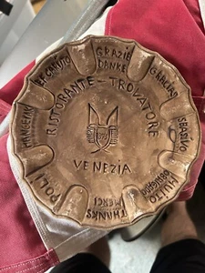 Vintage Venezia Ash Tray Ristorante-trovatore - Picture 1 of 6
