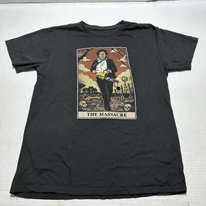 The Texas Chainsaw Massacre T-shirt Mens Medium Clean Horror Movie Tarot Card - Picture 1 of 8