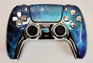 Controller Dualsense PS5 personalizzato - Design Nebula blu *NUOVO* - Foto 1 di 3