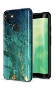 GVIEWIN Marble Google Pixel 3a Custodia, Ultra Sottile Sottile Lucido Morbido - Foto 1 di 6