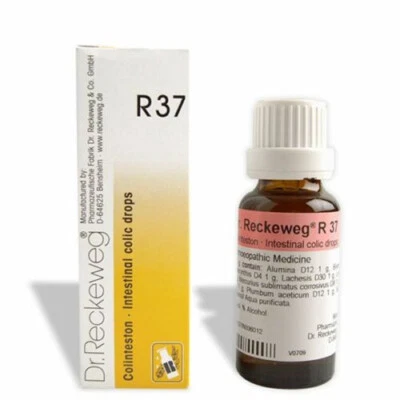 DR RECKEWEG (Pack of 5) Uk stock Dr. Reckeweg R37 Drops 22 ml Each, Fast Shipping