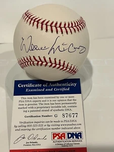 Willie McCovey Autographed Official MLB Baseball PSA/DNA Giants - Picture 1 of 6