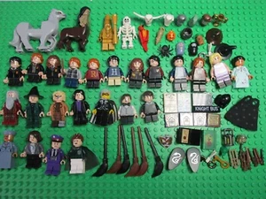 Lotto 27 minifigure LEGO HARRY POTTER RON SILENTE SNAPE MOODY LUNA HOGWARTS - Foto 1 di 13