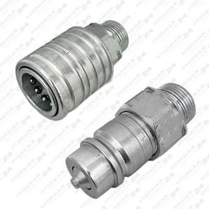 Hydraulik Kupplung Stecker Dose 75L/Min Muffe Gr.3 Traktor Bagger Schnellkupplun - Bild 1 von 3