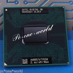 100% Working Intel Core 2 Duo T9550 2.66GHz Dual-Core Laptop Processor CPU