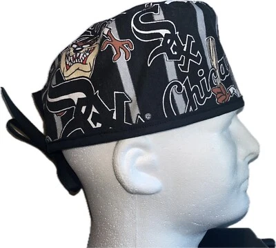 MLB Chicago White Sox & Taz Raro Sombrero Exfoliante Gorra de Quimioterapia Foto 1 de 4