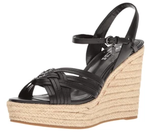Coach Dottie pantorrilla negra semi mate talla 10 - Imagen 1 de 3