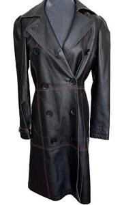 Vintage Victoria’s Secret Moda International Trench Coat 4 Academia Old Money - Picture 1 of 24