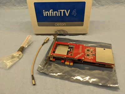 Ceton InfiniTV 4 - 4 Channel Internal CableCard TV Tuner - PCIe - Image 1 of 3