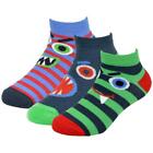 Kids Boys Bamboo Socks Pack of 3 Trainer Socks Kids Footwear Age 2-14 Years